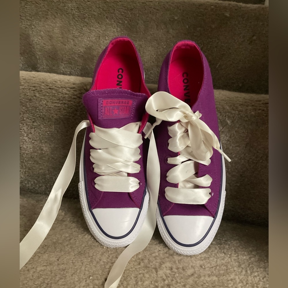 Converse Violet/White/Pink Pop